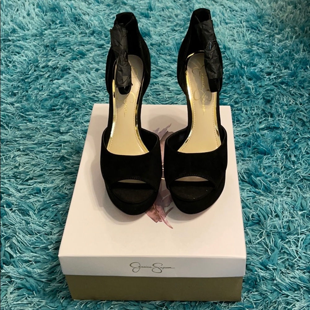 Jessica Simpson Black Heels